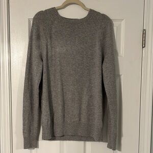 JCREW Gray Knit Sweater EUC